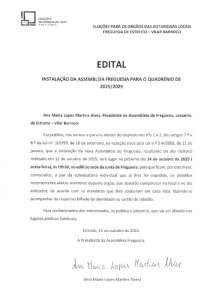 miniatura de EDITAL INSTALAÇÃO ASSEMBLEIA FREGUESIA